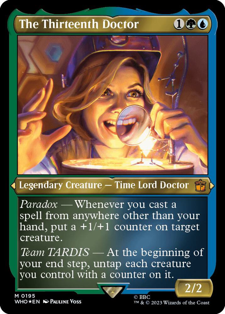 The Thirteenth Doctor 195 (Universes Beyond: Doctor Who)  - Thick Stock Foil | Good Games Modbury