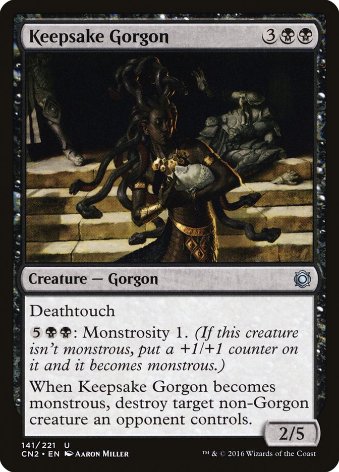 Keepsake Gorgon 141/221 (Conspiracy: Take the Crown)  - Foil | Good Games Modbury