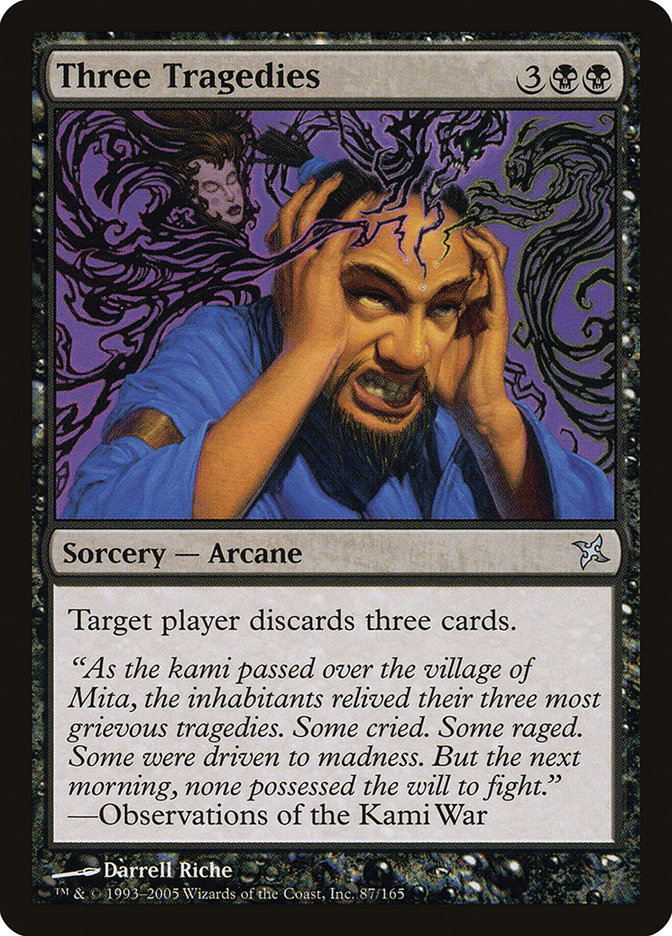 Three Tragedies 87/165 (Betrayers of Kamigawa)  - Foil | Good Games Modbury