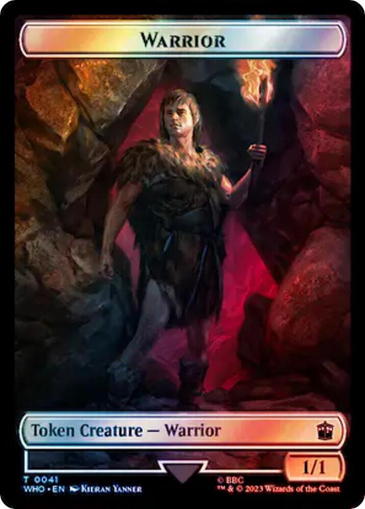 Warrior Food 0058 Double Sided Token Surge Foil 41 // 58 (Universes Beyond: Doctor Who)  - Foil | Good Games Modbury