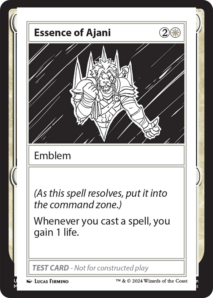 Essence of Ajani [Mystery Booster 2 Playtest Cards] | Good Games Modbury