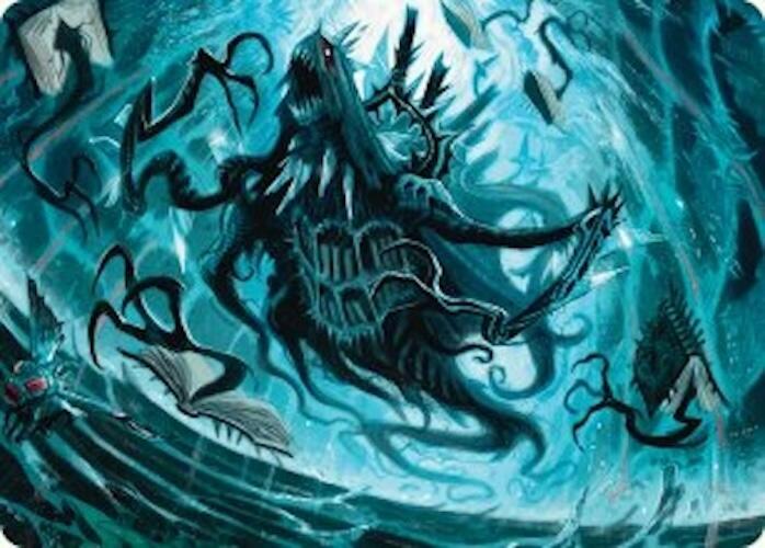 Overlord of the Floodpits Art Card 4 (Art Series: Duskmourn: House of Horror)  | Good Games Modbury