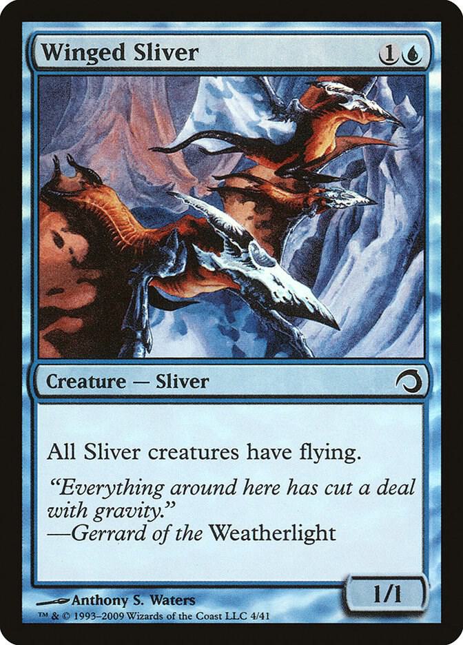 Winged Sliver 4/41 (Premium Deck Series: Slivers)  - Foil | Good Games Modbury
