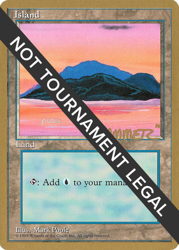 Island C 1996 Shawn Hammer Regnier 4ED shr369/308 (World Championship Decks)  | Good Games Modbury