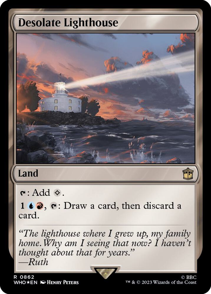 Desolate Lighthouse 862/331 (Universes Beyond: Doctor Who)  - Surge Foil | Good Games Modbury
