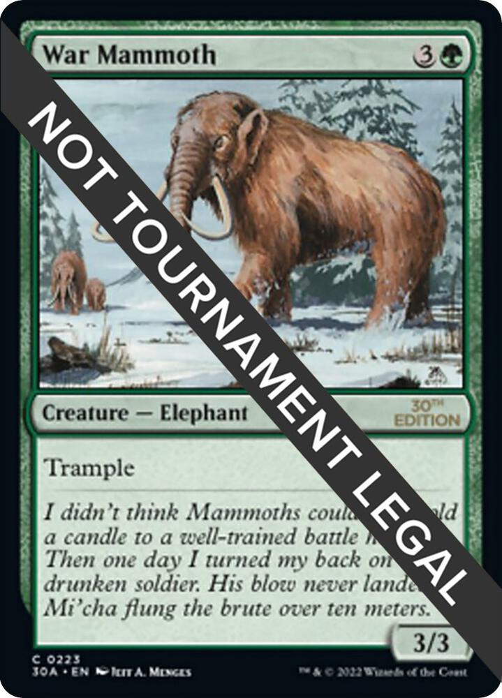 War Mammoth 223/594 (30th Anniversary Edition)  | Good Games Modbury