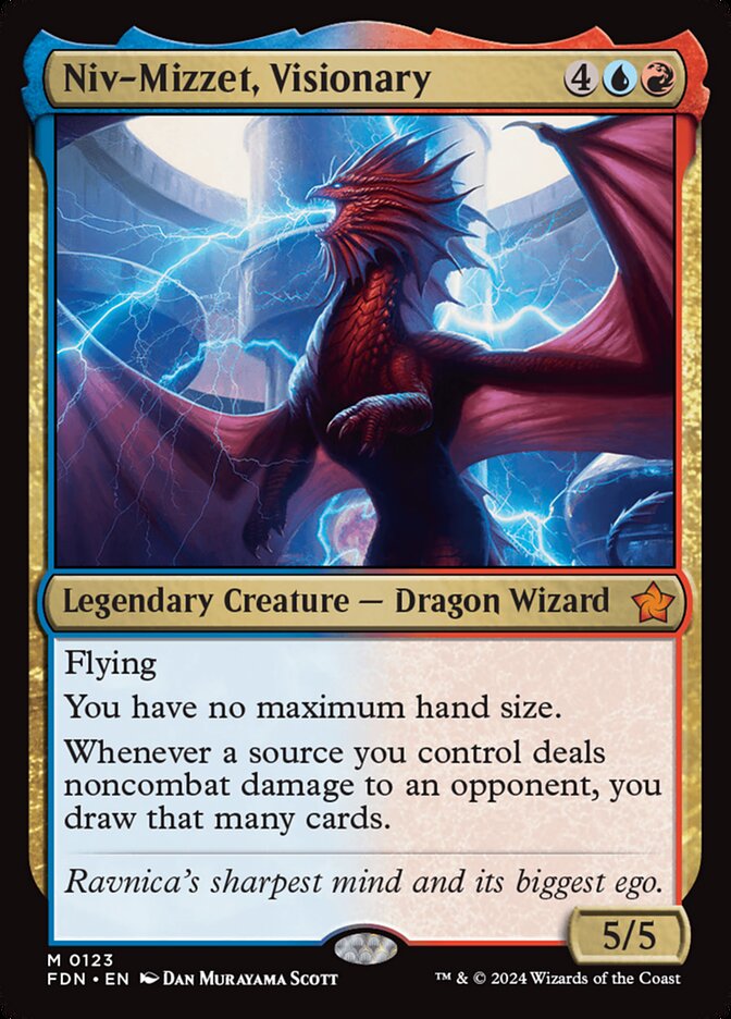Niv-Mizzet, Visionary 123 (Foundations)  | Good Games Modbury