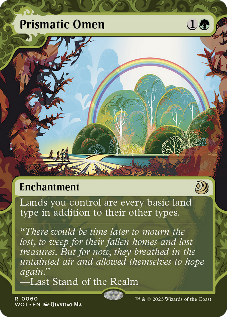 Prismatic Omen [Wilds of Eldraine: Enchanting Tales] | Good Games Modbury