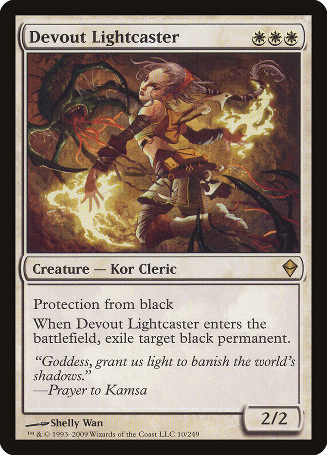 Devout Lightcaster 10/249 (Zendikar)  | Good Games Modbury