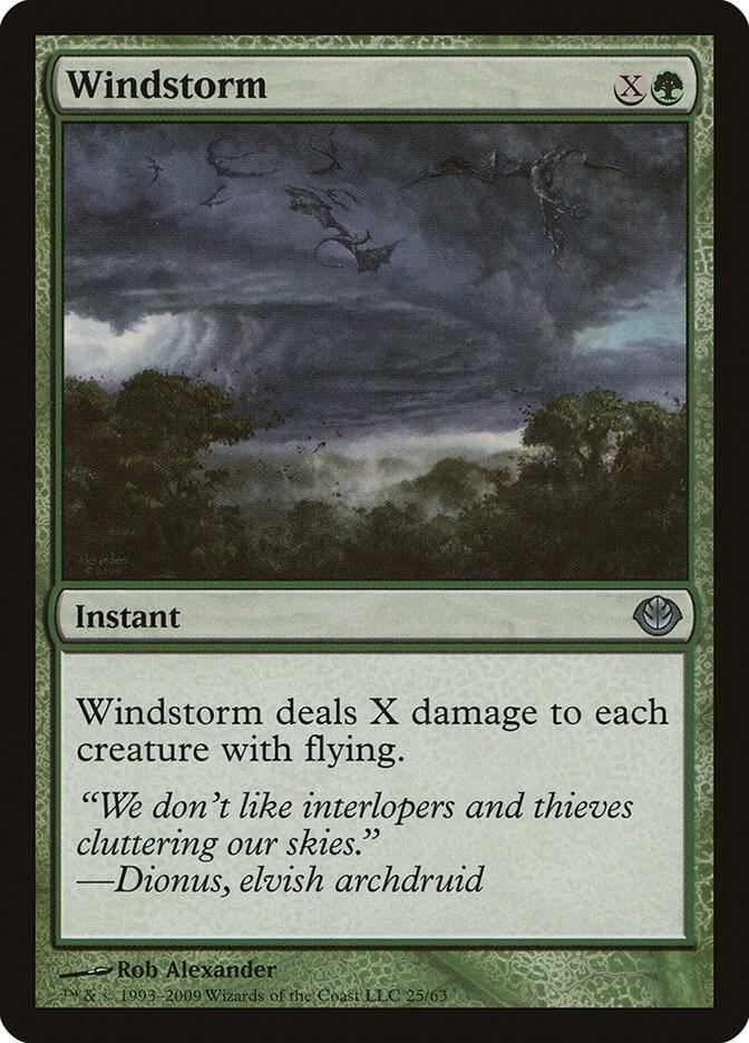 Windstorm 25/63 (Duel Decks: Garruk vs. Liliana)  | Good Games Modbury