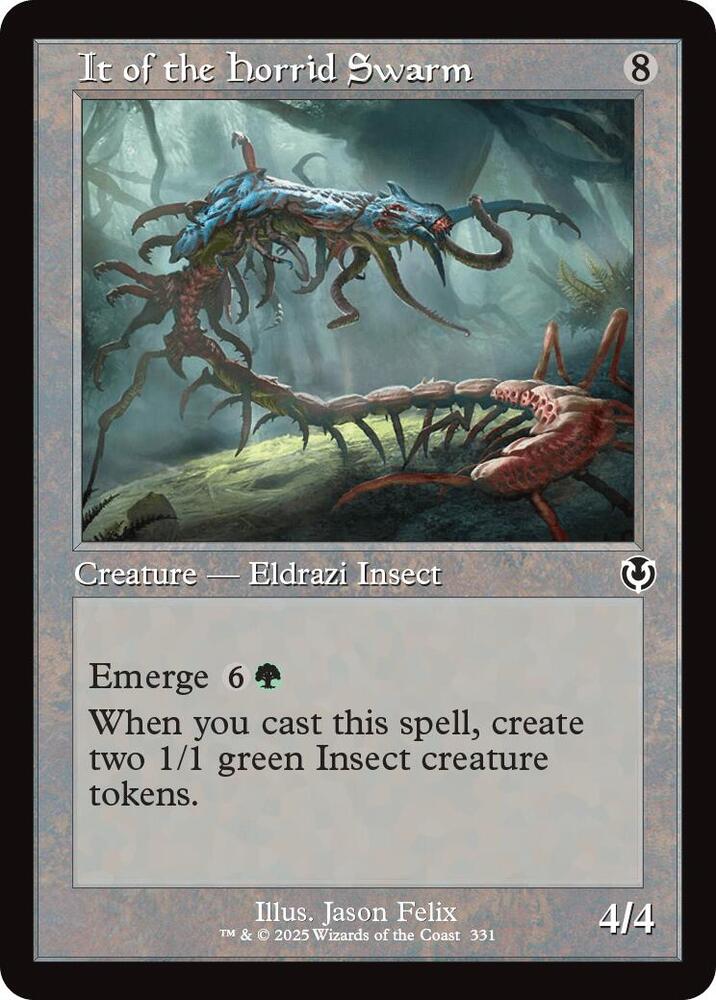 It of the Horrid Swarm Retro Frame 331 (Innistrad Remastered)  - Retro Foil | Good Games Modbury
