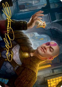 Minsc Beloved Ranger Art Card Gold Stamped Signature 33 (Art Series: Adventures in the Forgotten Realms)  | Good Games Modbury