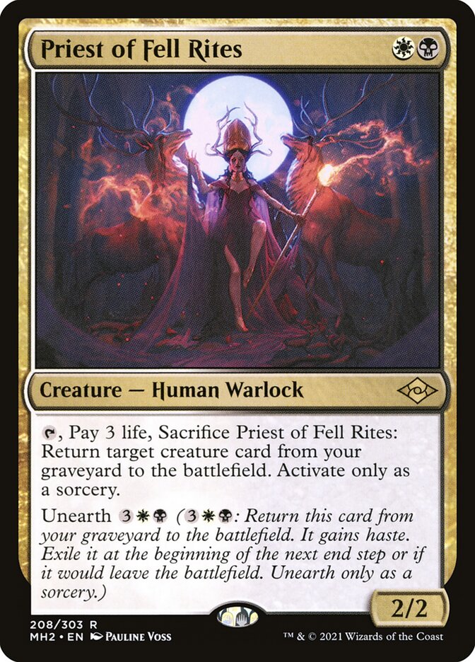 Priest of Fell Rites 208/303 (Modern Horizons 2)  | Good Games Modbury
