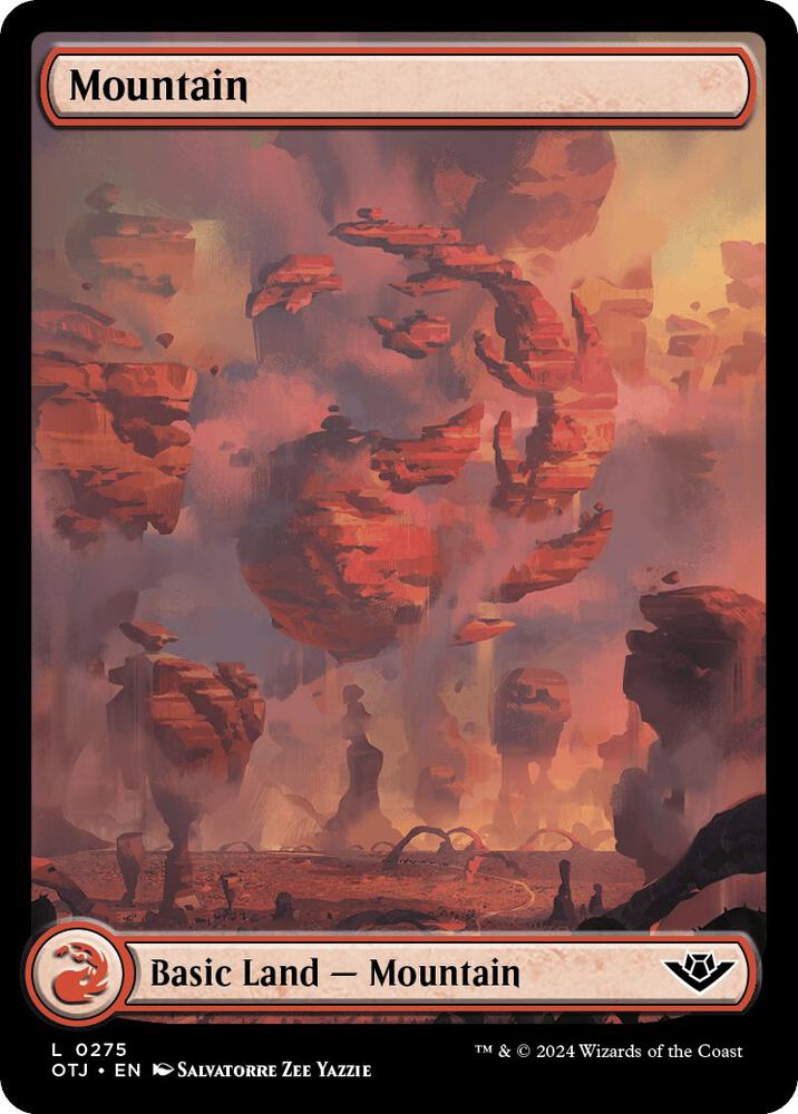 Mountain 275/286 (Outlaws of Thunder Junction)  - Full Art | Good Games Modbury