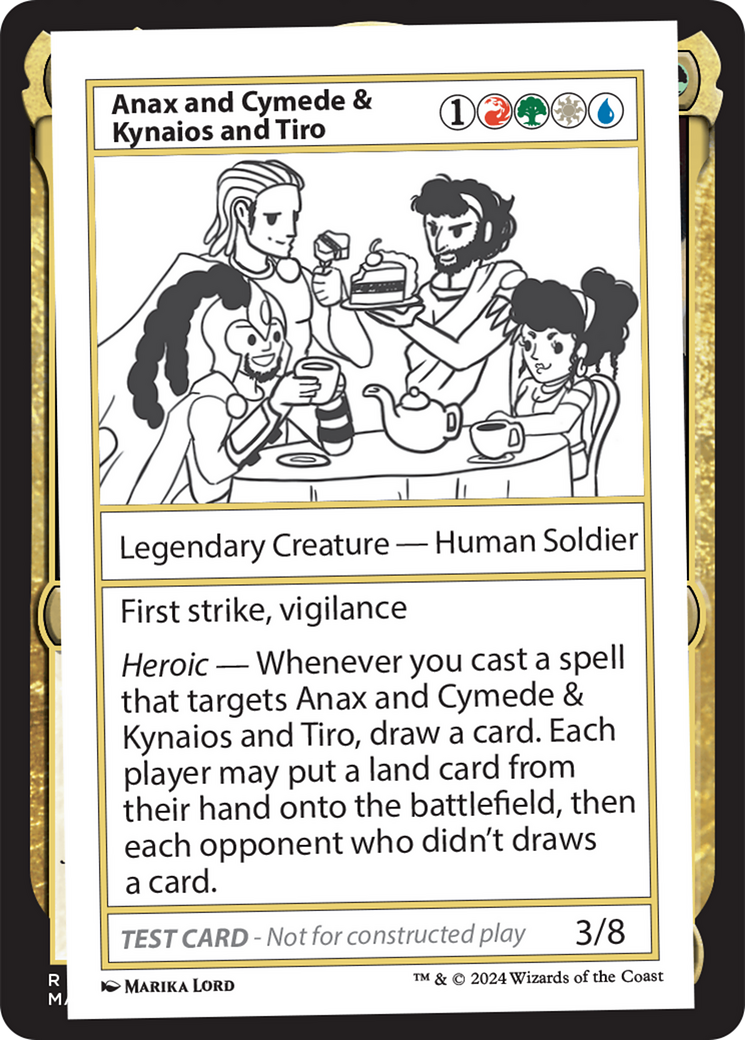 Anax and Cymede & Kynaios and Tiro [Mystery Booster 2 Playtest Cards] | Good Games Modbury