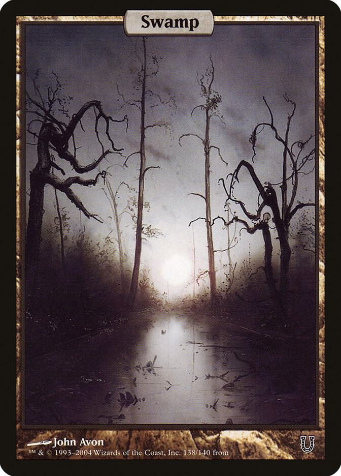 Swamp 138/140 (Unhinged)  - Full Art | Good Games Modbury