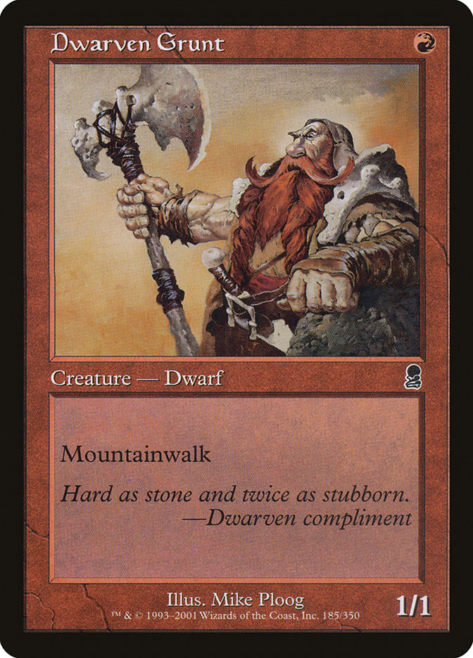 Dwarven Grunt [Odyssey] | Good Games Modbury