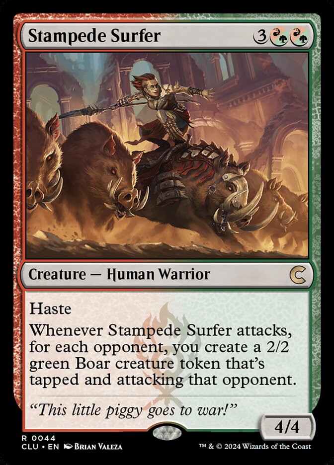 Stampede Surfer 44/284 (Ravnica: Clue Edition)  | Good Games Modbury