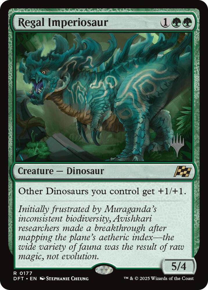 Regal Imperiosaur 177 (Promo Pack: Aetherdrift)  - Foil | Good Games Modbury