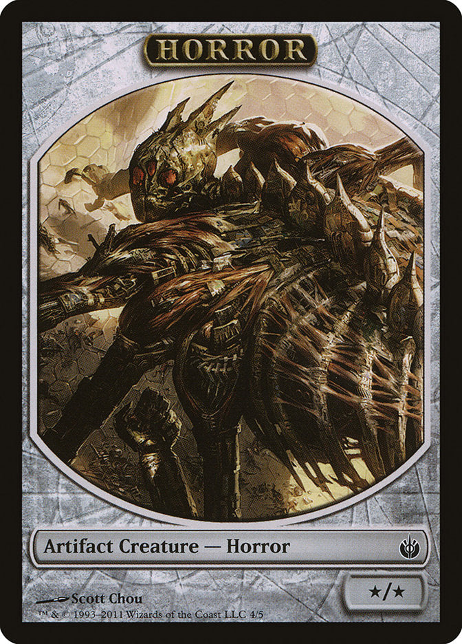 Horror Token [Mirrodin Besieged Tokens] | Good Games Modbury