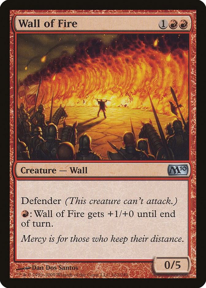 Wall of Fire 162/249 (Magic 2010 (M10))  | Good Games Modbury