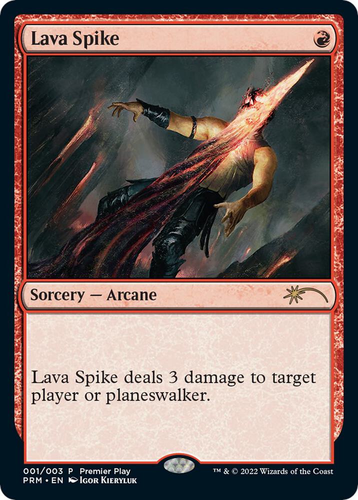 Lava Spike 1/3 (Pro Tour Promos)  | Good Games Modbury