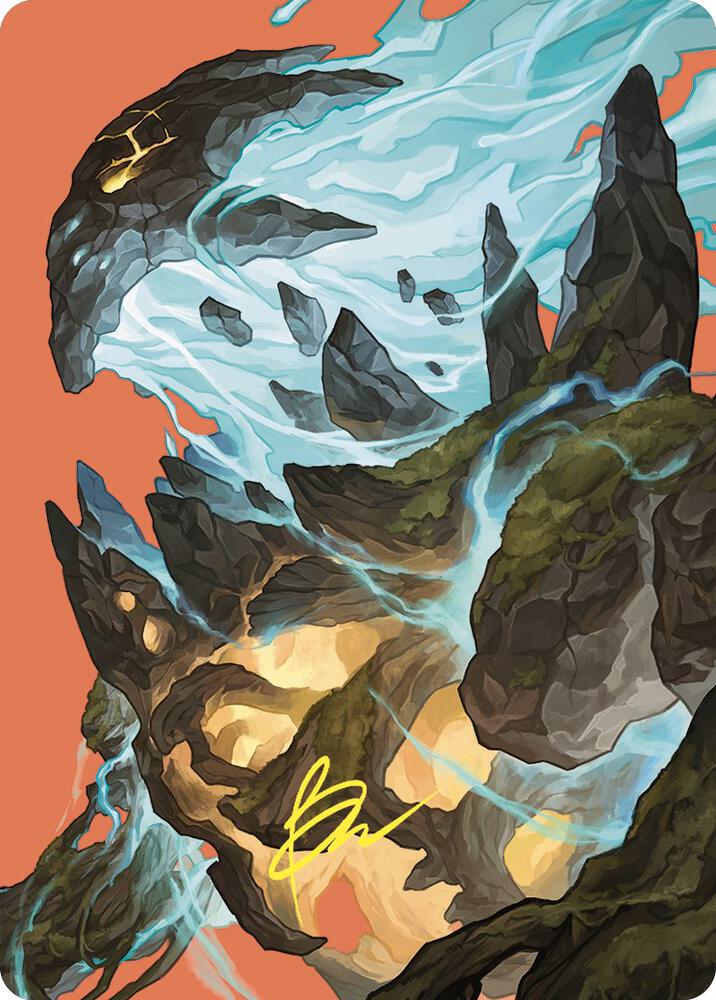 Maelstrom Wanderer Art Card Gold Stamped Signature 58 (Art Series: Commander Masters)  | Good Games Modbury