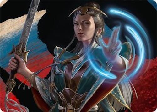 Narset Jeskai Waymaster Art Card 44 54 44 (Art Series: Tarkir: Dragonstorm)  | Good Games Modbury