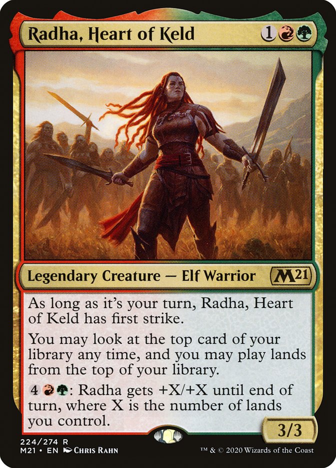 Radha, Heart of Keld 224/274 (Core Set 2021)  - Foil | Good Games Modbury