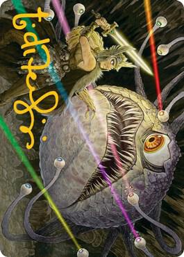 Hive of the Eye Tyrant Art Card Gold Stamped Signature 53 (Art Series: Adventures in the Forgotten Realms)  | Good Games Modbury
