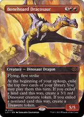 Bonehoard Dracosaur (Borderless) [The Lost Caverns of Ixalan] | Good Games Modbury