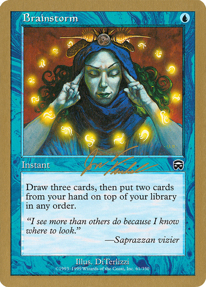 Brainstorm (Jon Finkel) [World Championship Decks 2000] | Good Games Modbury