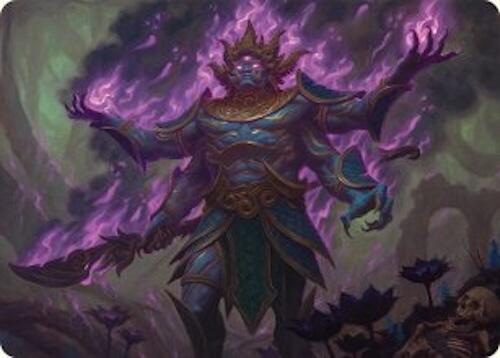 Rot Curse Rakshasa Art Card 13 54 13 (Art Series: Tarkir: Dragonstorm)  | Good Games Modbury