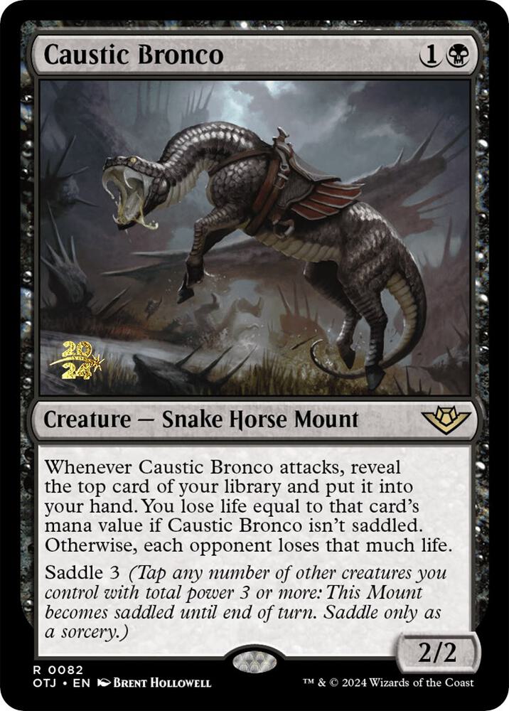 Caustic Bronco 82s/160 (Prerelease Cards)  - Foil | Good Games Modbury