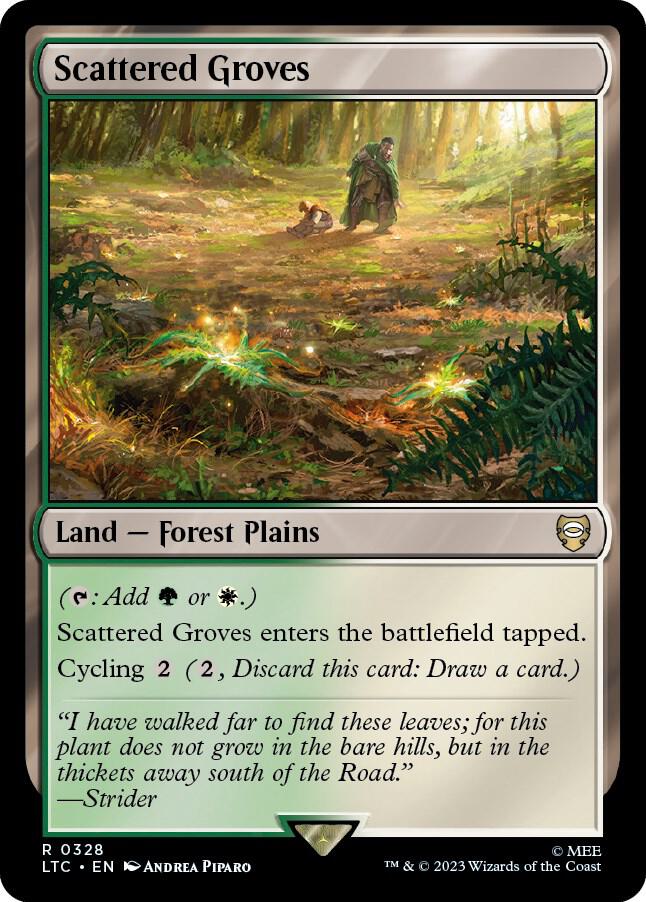 Scattered Groves 328 (Commander: The Lord of the Rings: Tales of Middle-earth)  | Good Games Modbury