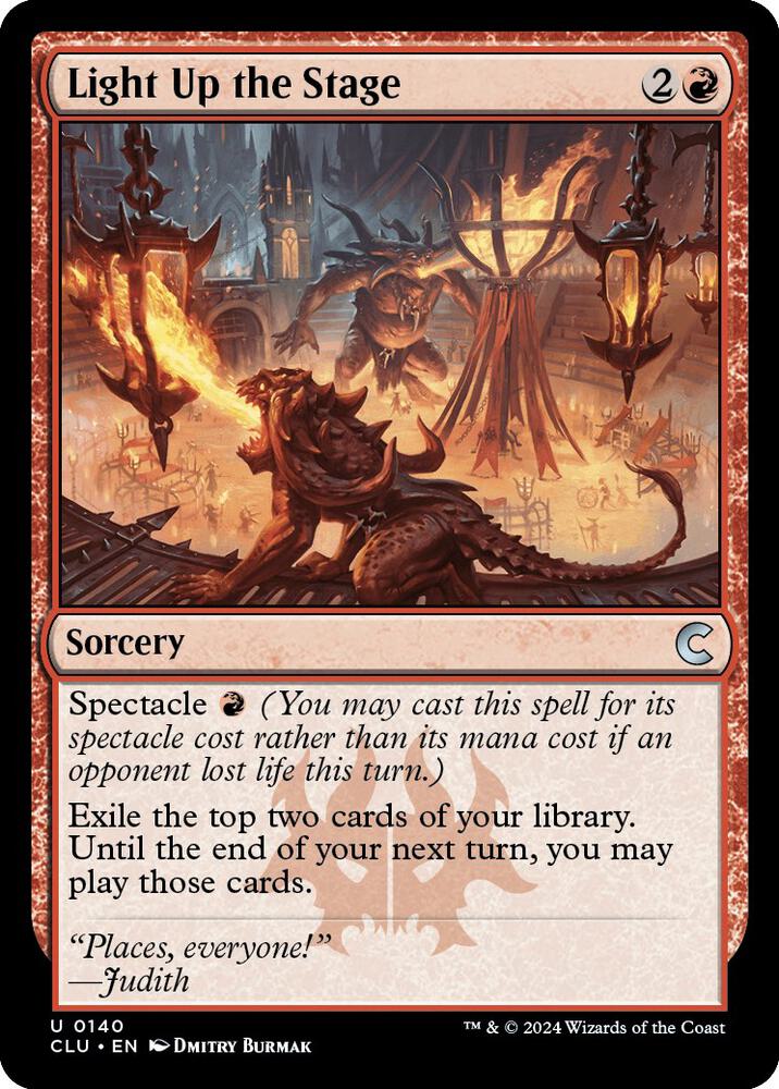 Light Up the Stage 140/284 (Ravnica: Clue Edition)  | Good Games Modbury
