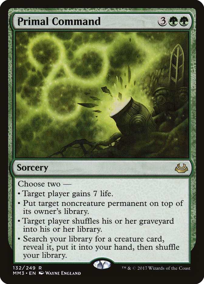 Primal Command 132/249 (Modern Masters 2017)  - Foil | Good Games Modbury