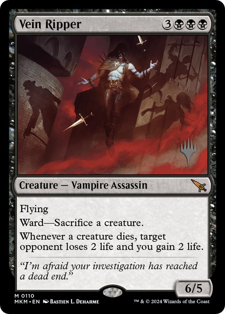 Vein Ripper 110p/182 (Promo Pack: Murders at Karlov Manor)  - Foil | Good Games Modbury