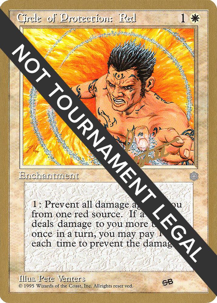 Circle of Protection Red 1996 Bertrand Lestree ICE SB bl15sb/308 (World Championship Decks)  | Good Games Modbury
