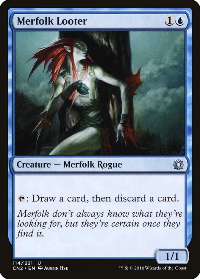 Merfolk Looter 114/221 (Conspiracy: Take the Crown)  | Good Games Modbury