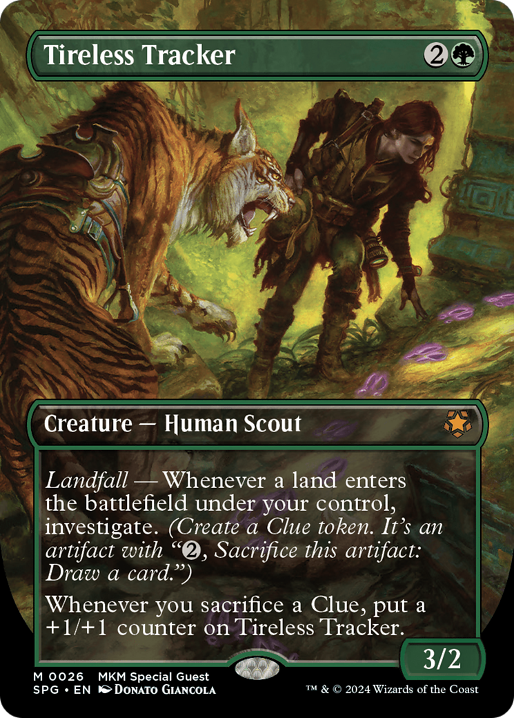 Tireless Tracker (Borderless) [Murders at Karlov Manor Special Guests] | Good Games Modbury