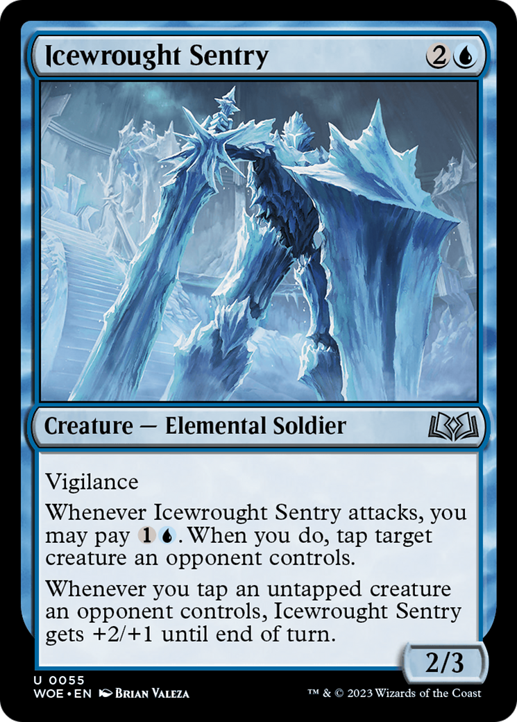 Icewrought Sentry [Wilds of Eldraine] | Good Games Modbury