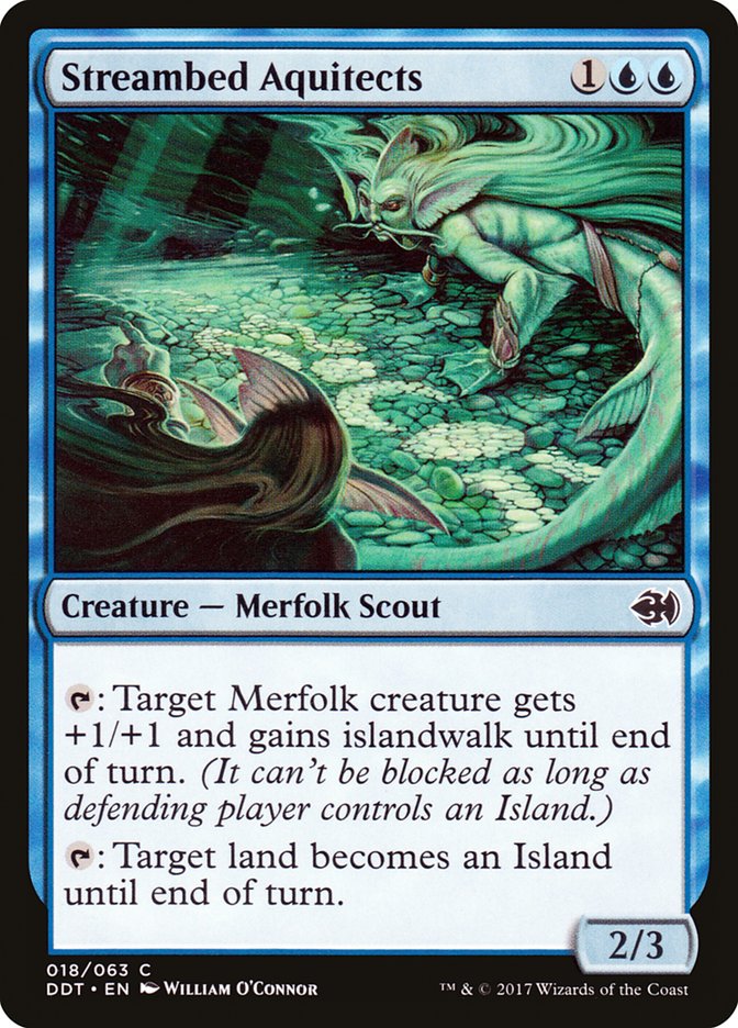 Streambed Aquitects 18/63 (Duel Decks: Merfolk vs. Goblins)  | Good Games Modbury