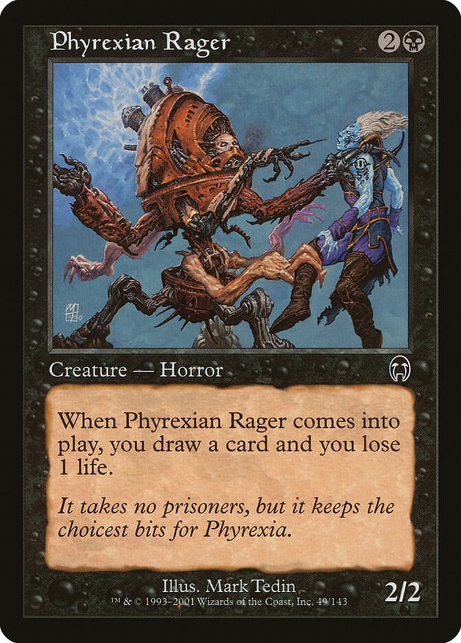 Phyrexian Rager 49/143 (Apocalypse)  - Foil | Good Games Modbury