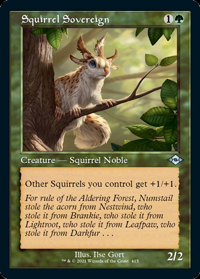 Squirrel Sovereign (Retro) [Modern Horizons 2] | Good Games Modbury