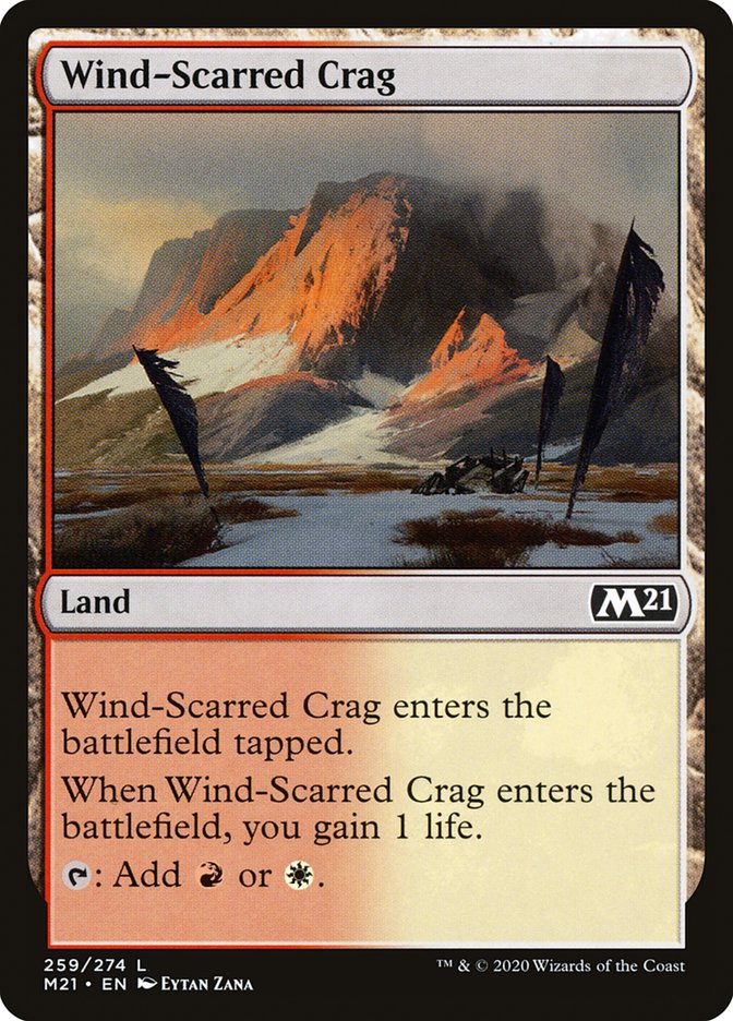 Wind-Scarred Crag [Core Set 2021] | Good Games Modbury