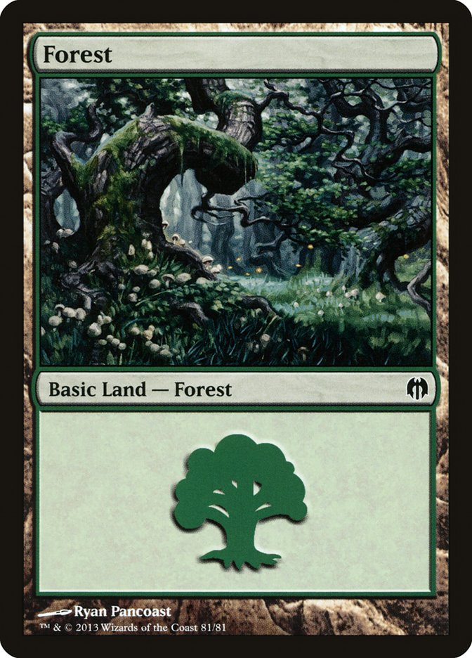 Forest (81) [Duel Decks: Heroes vs. Monsters] | Good Games Modbury