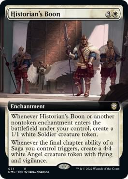 Historians Boon Extended Art 71 (Commander: Dominaria United)  - Foil | Good Games Modbury