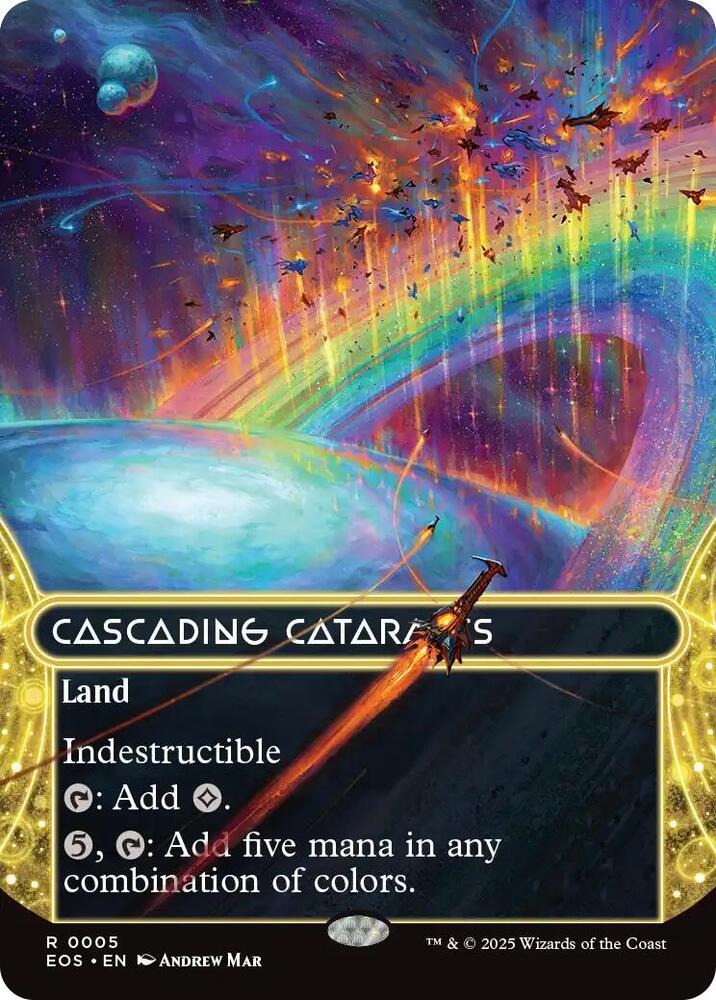 Cascading Cataracts  5 (Edge of Eternities: Stellar Sights)  - Borderless | Good Games Modbury