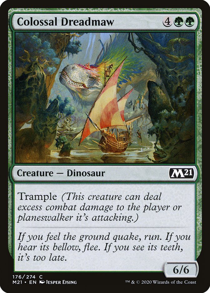 Colossal Dreadmaw [Core Set 2021] | Good Games Modbury